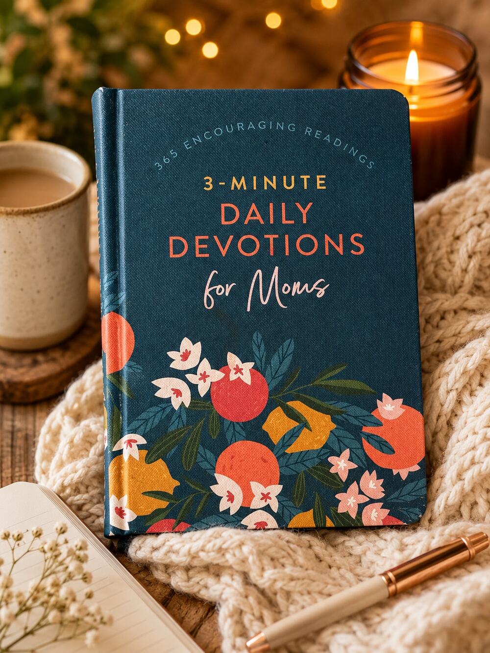 3-Minute Daily Devotions for Moms Hardcover 365 Encouraging Readings